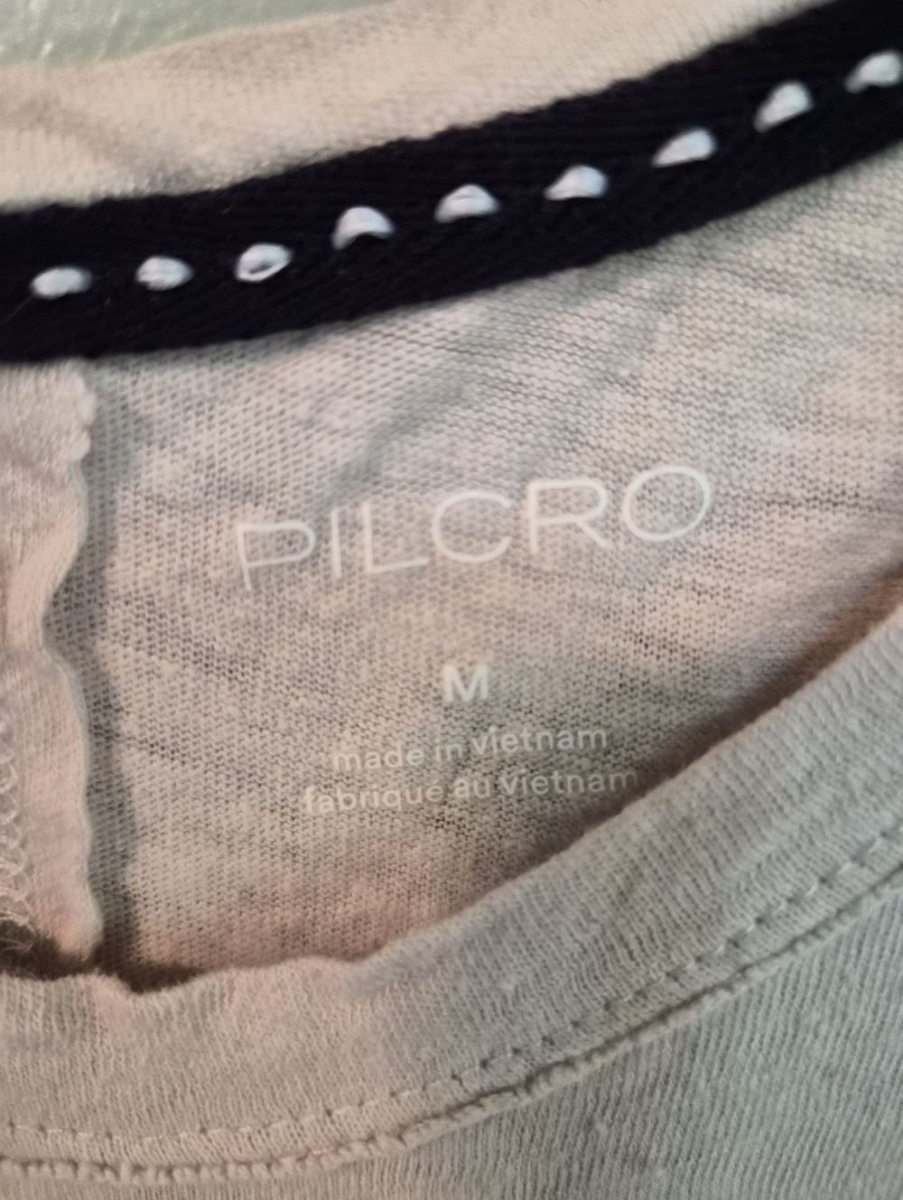 Pilcro Light Pink Short-Sleeve Tee with Teal Floral Print - Picture 3 of 4